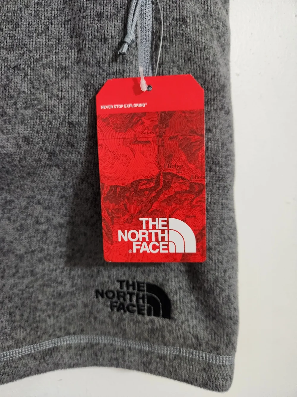 The North Face Men's Gray Fleece Vest - Lightweight Layer